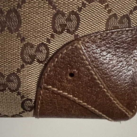 Gucci Brown Monogram Canvas Tote - Picture 10 of 10